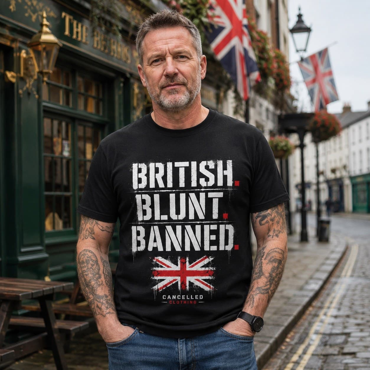 British Blunt Banned worn
