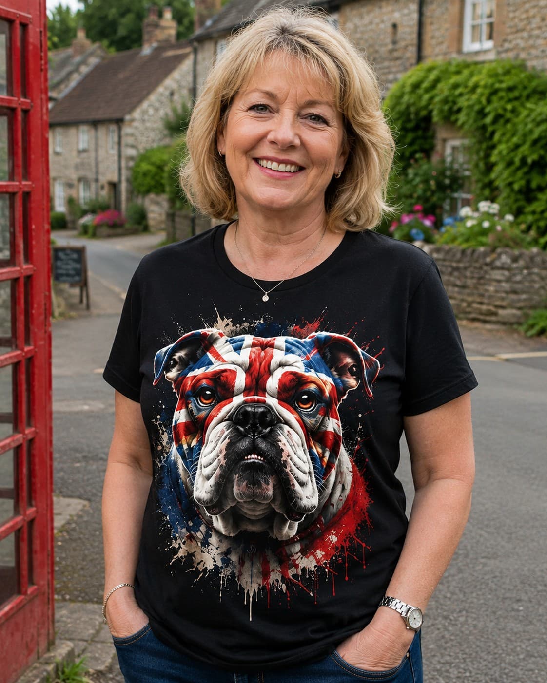 British Bulldog worn