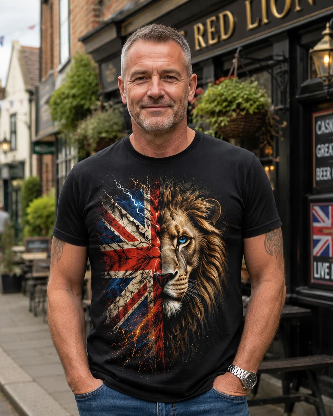British Lion worn