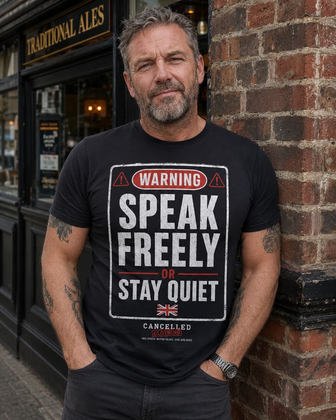 Speak Freely Or Stay Quiet worn