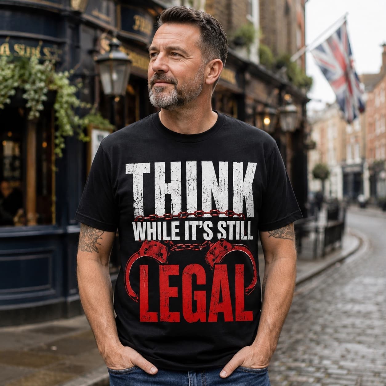 Think While It's Still Legal worn
