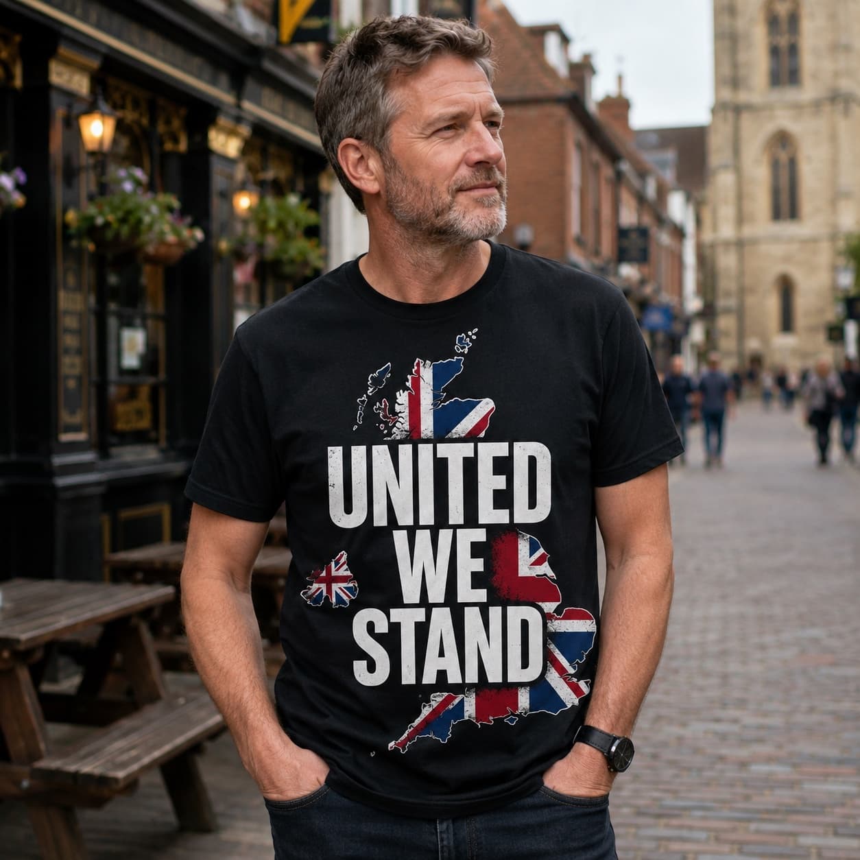 United We Stand worn