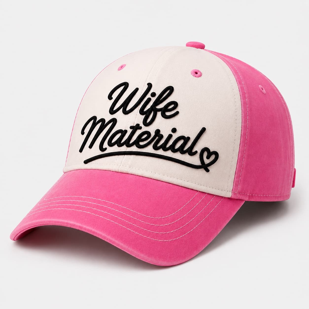 Wife Material cap, front